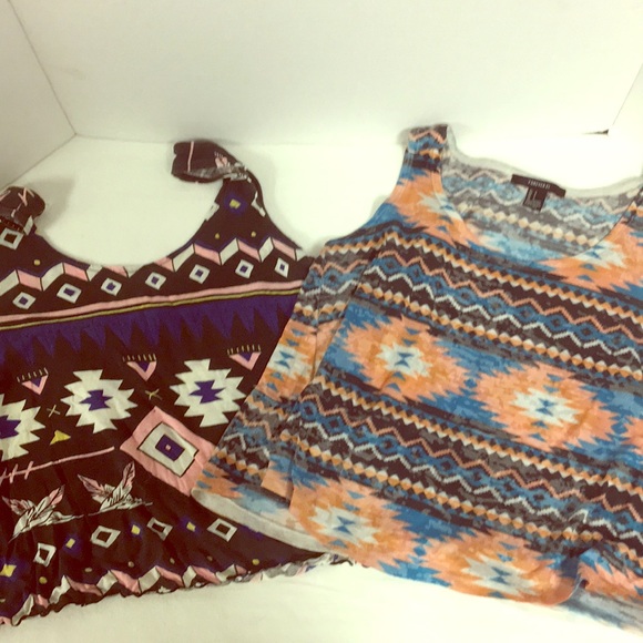 2 tribal pattern tank tops - Picture 1 of 4